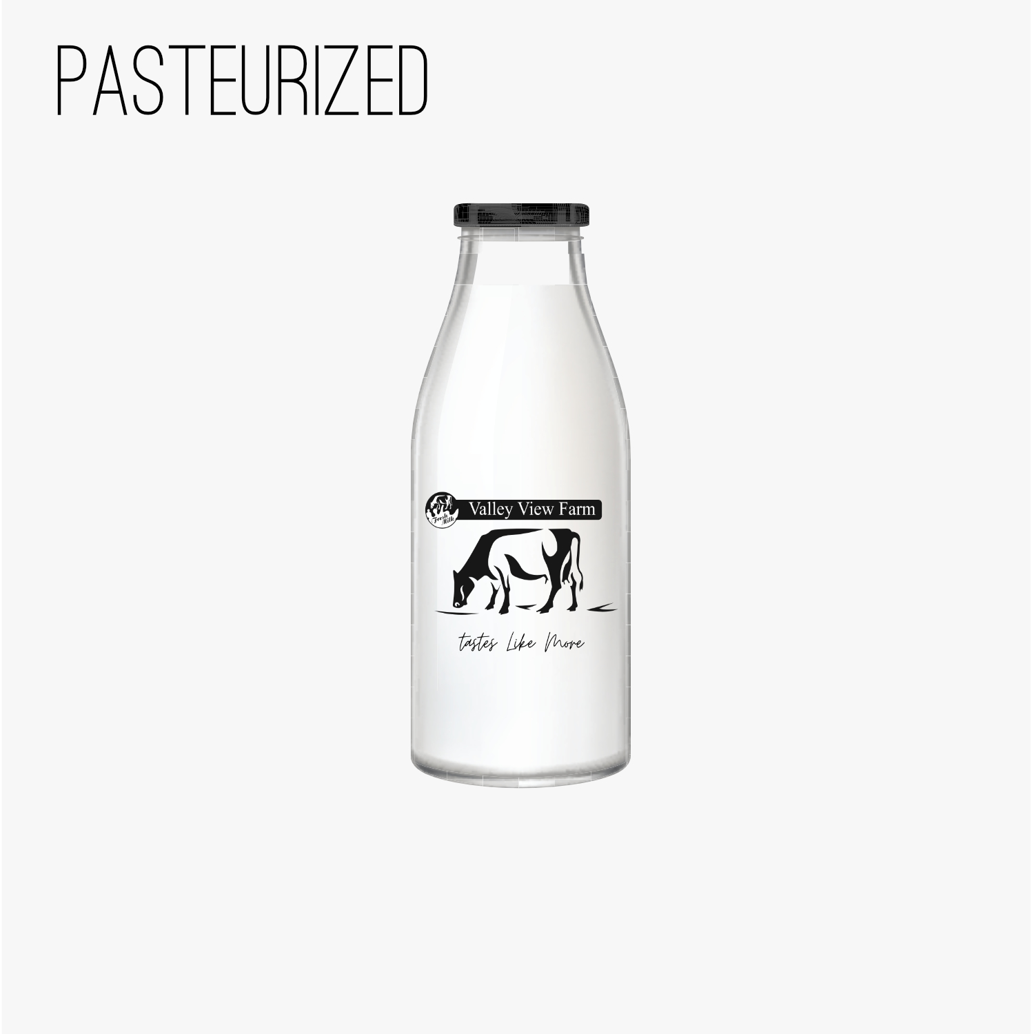 Milk – 1L Glass Bottle, Full Cream, Pasteurised (Initial Order)